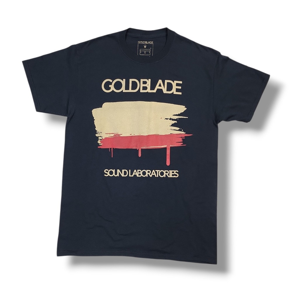 GOLDBLADE Sound Laboratories Donate Blood Goth Black JURKWEAR T-Shirt Size M‎